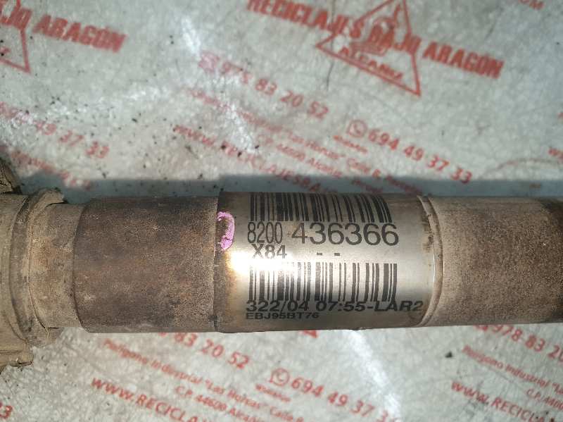 TRANSMISION DELANTERA DERECHA RENAULT MEGANE F9Q-B8