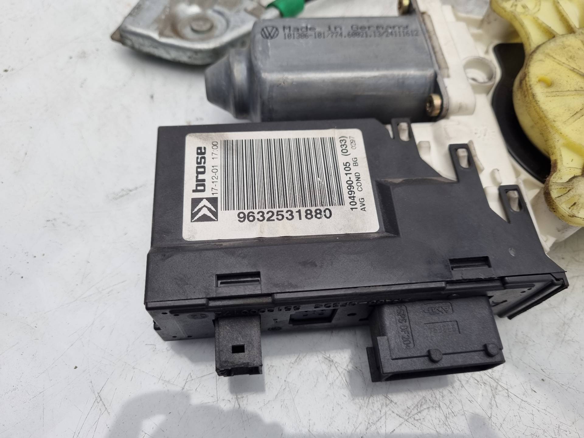 ELEVALUNAS DELANTERO IZQUIERDO CITROEN C5 BERLINA RHY