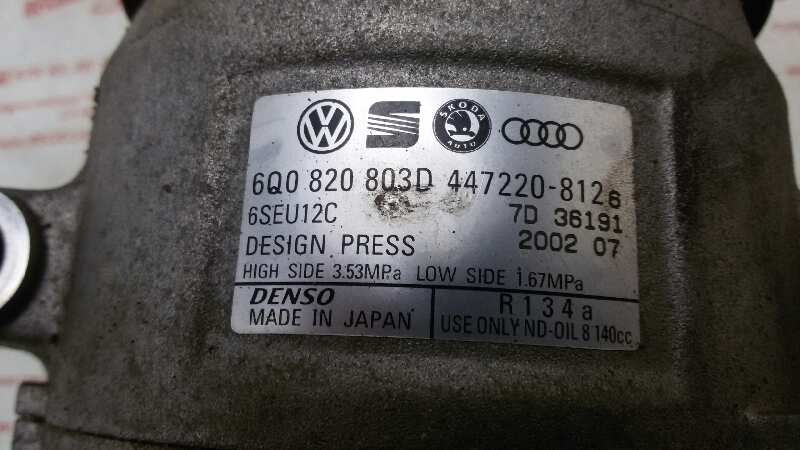 COMPRESOR AIRE ACONDICIONADO VOLKSWAGEN POLO BBY