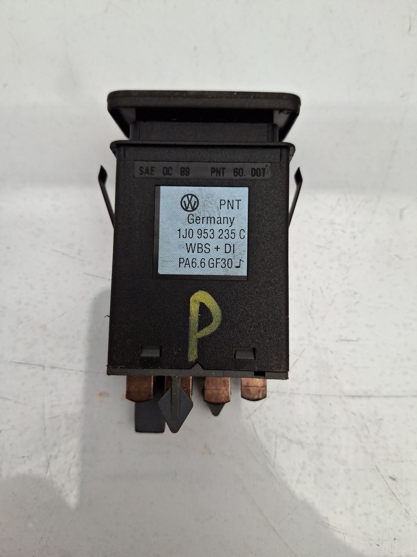 WARNING VOLKSWAGEN GOLF 