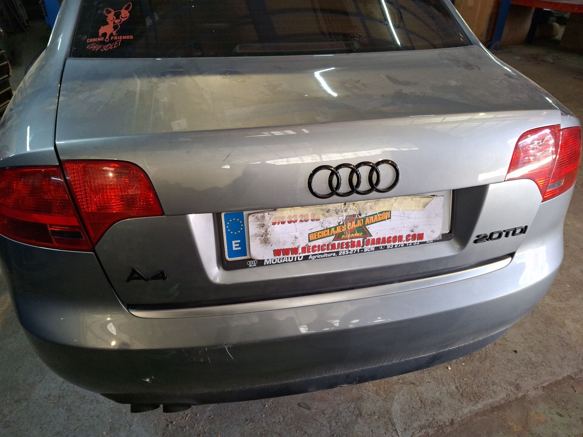 PARAGOLPES TRASERO AUDI A4 