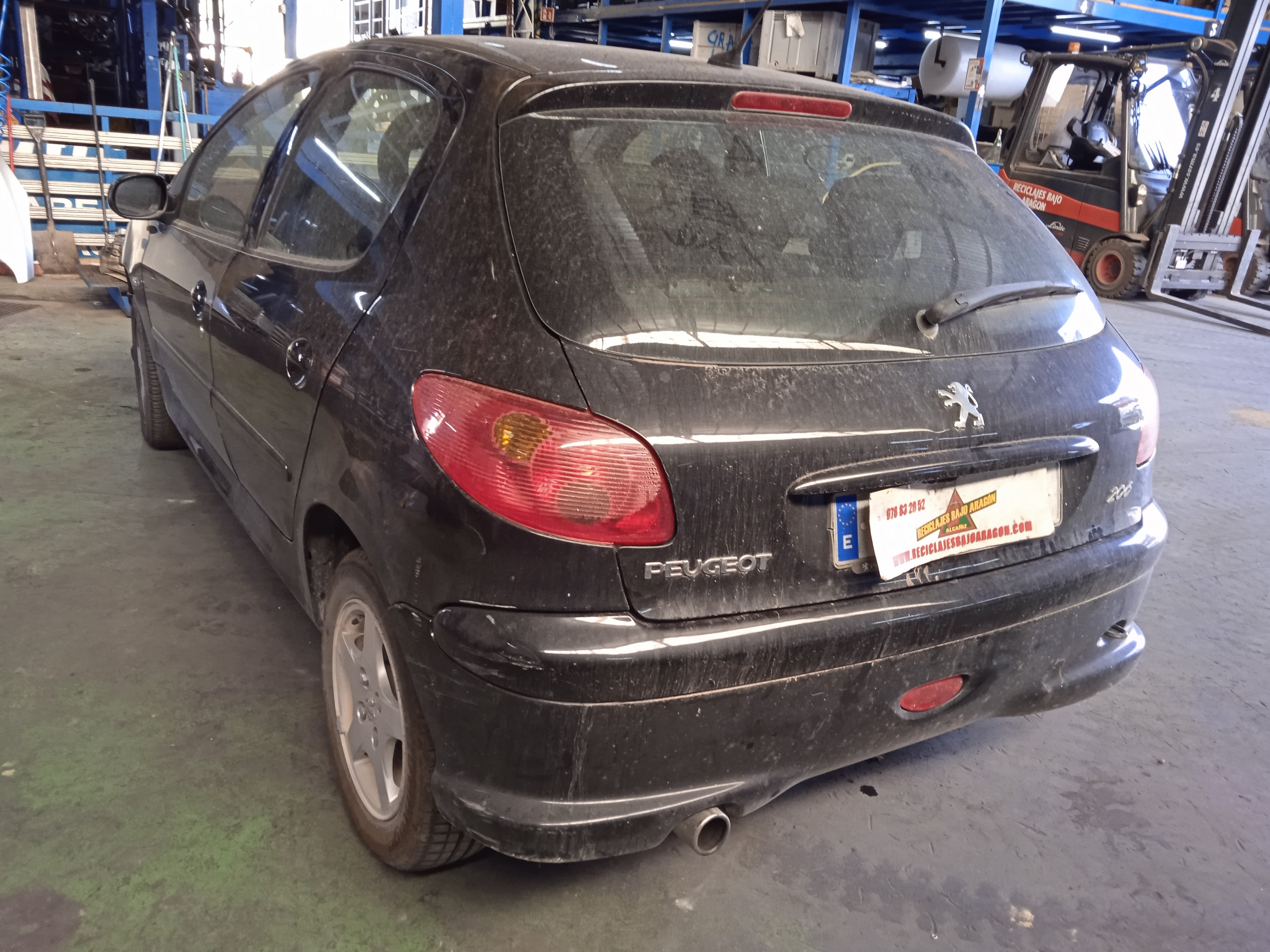 CINTURON SEGURIDAD TRAS. IZQ. PEUGEOT 206 KFW