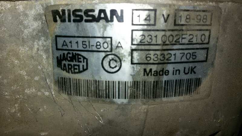 ALTERNADOR NISSAN PRIMERA SR20DE