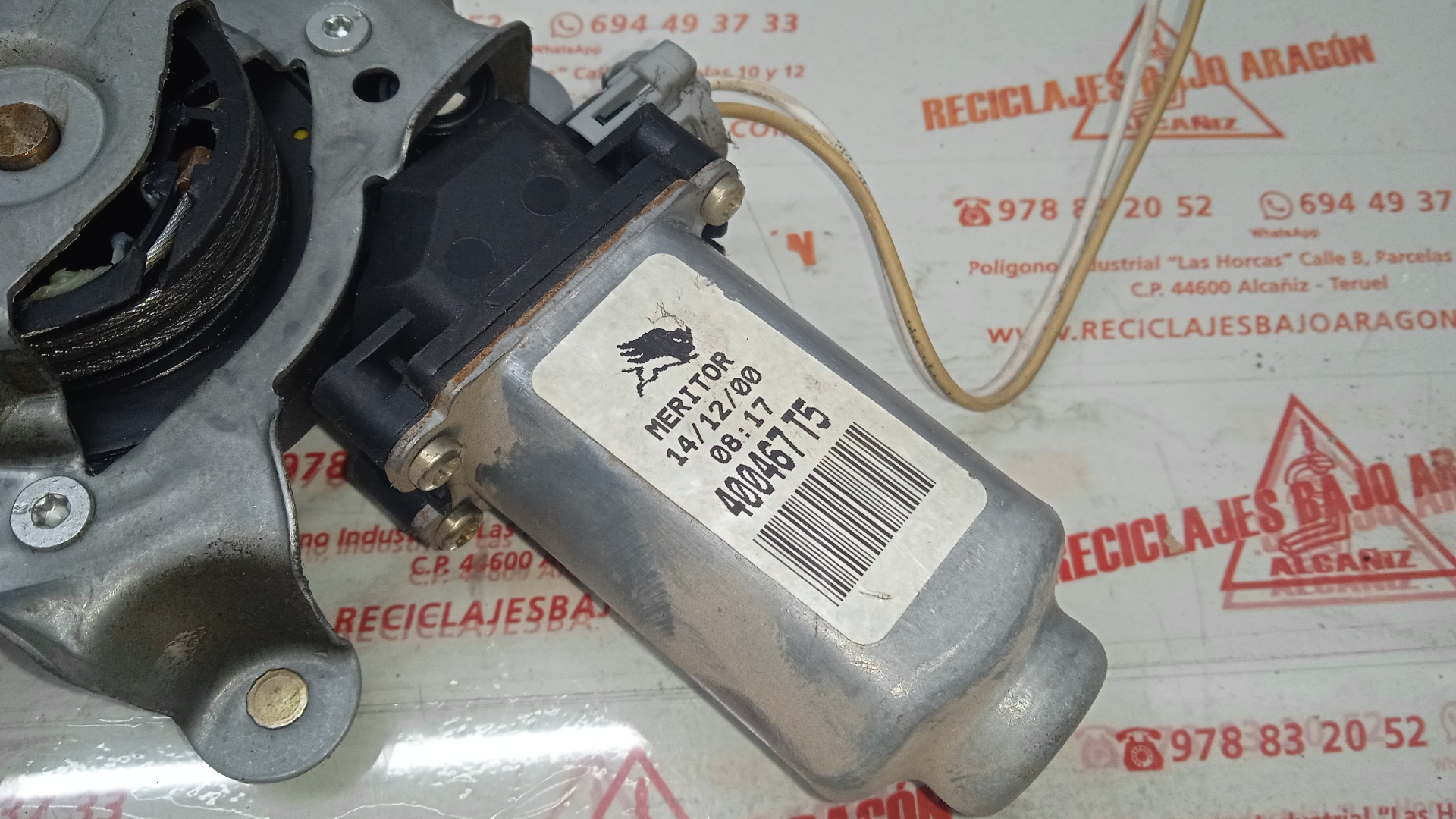 ELEVALUNAS DELANTERO IZQUIERDO RENAULT SC?NIC K 4M A7