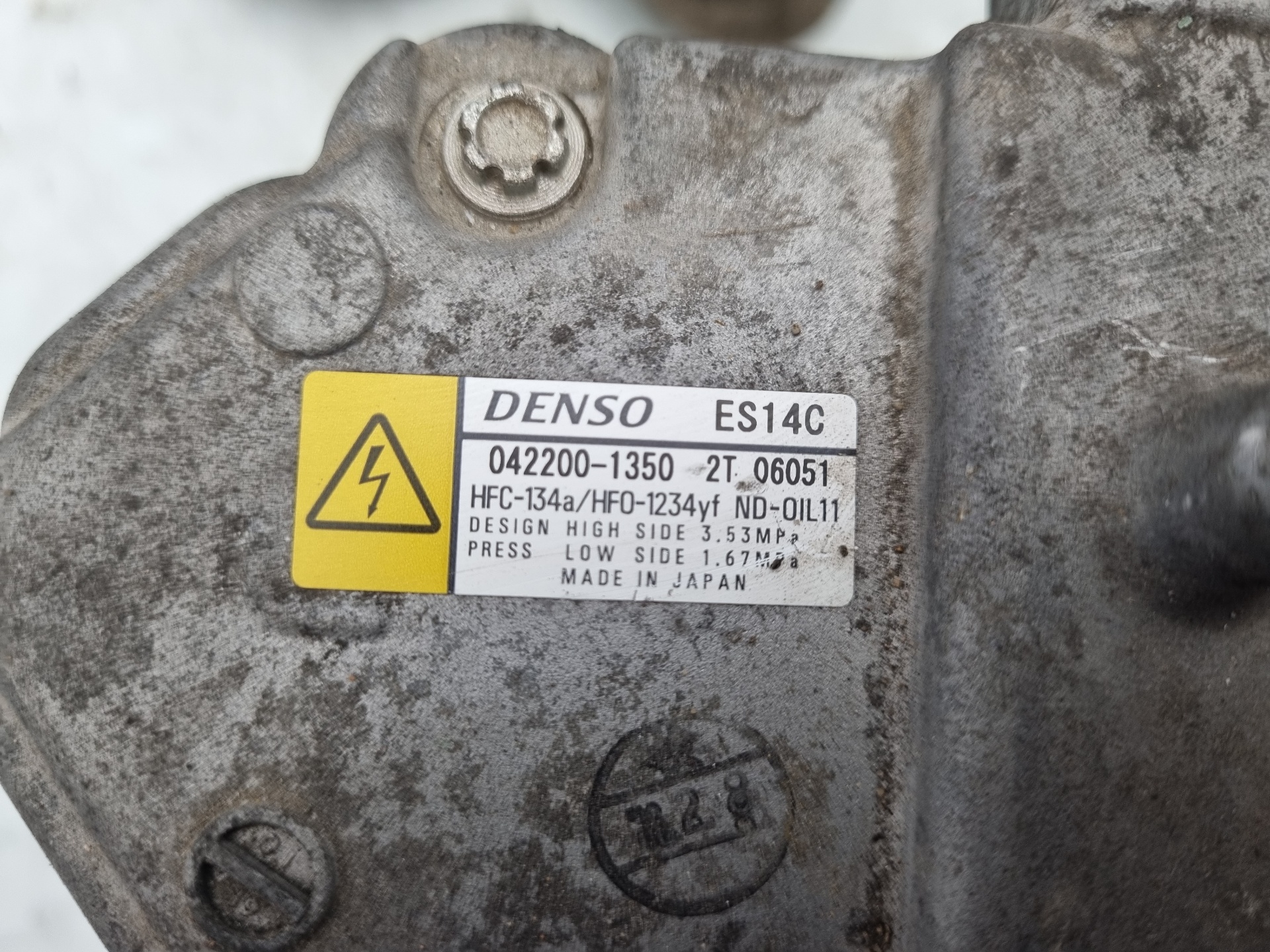 COMPRESOR AIRE ACONDICIONADO TOYOTA YARIS 1NZ