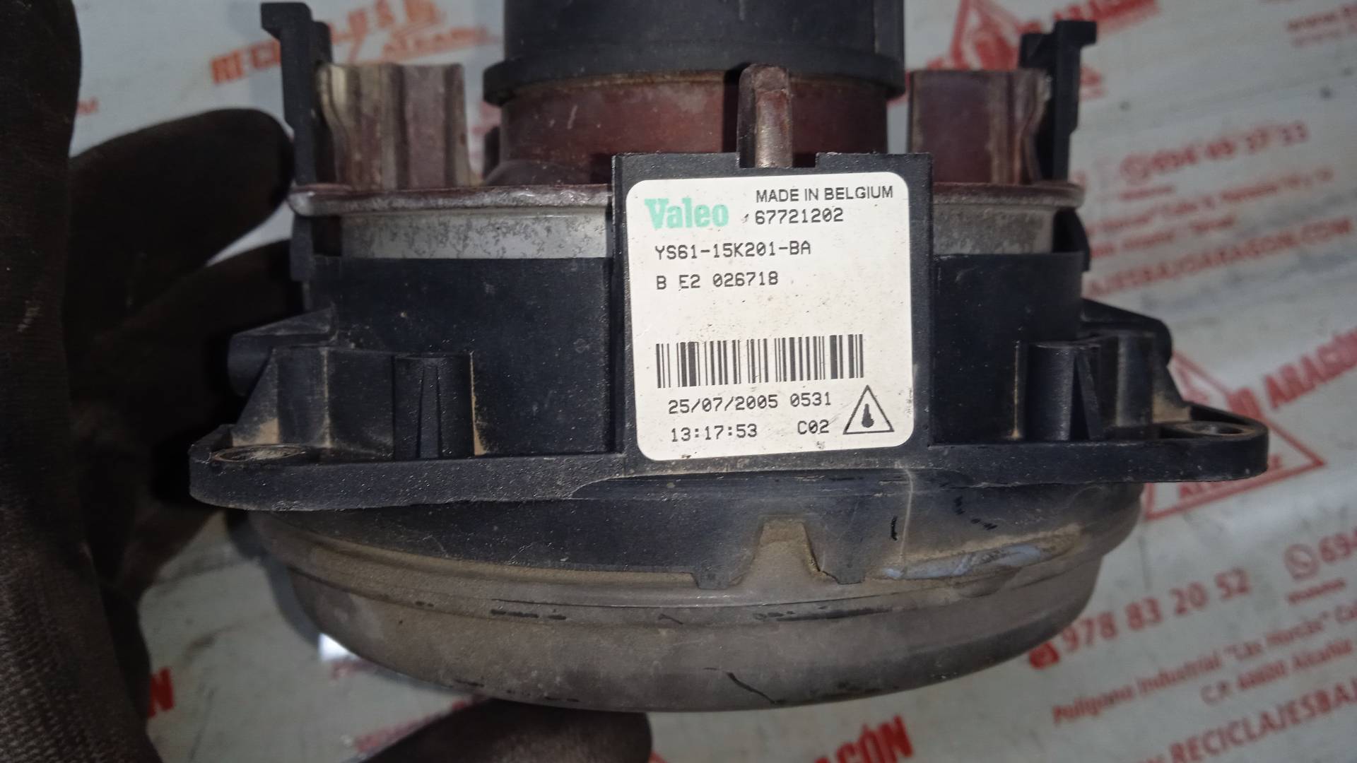 FARO ANTINIEBLA IZQUIERDO FORD TOURNEO HCPA