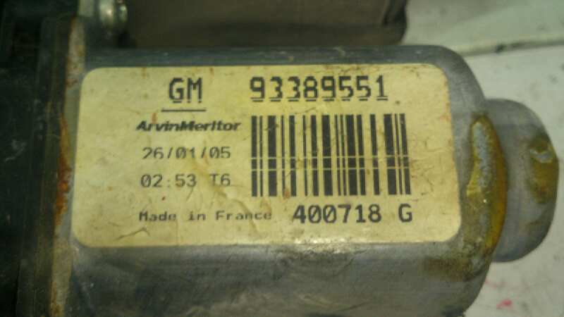 ELEVALUNAS DELANTERO IZQUIERDO OPEL MERIVA Y17DT