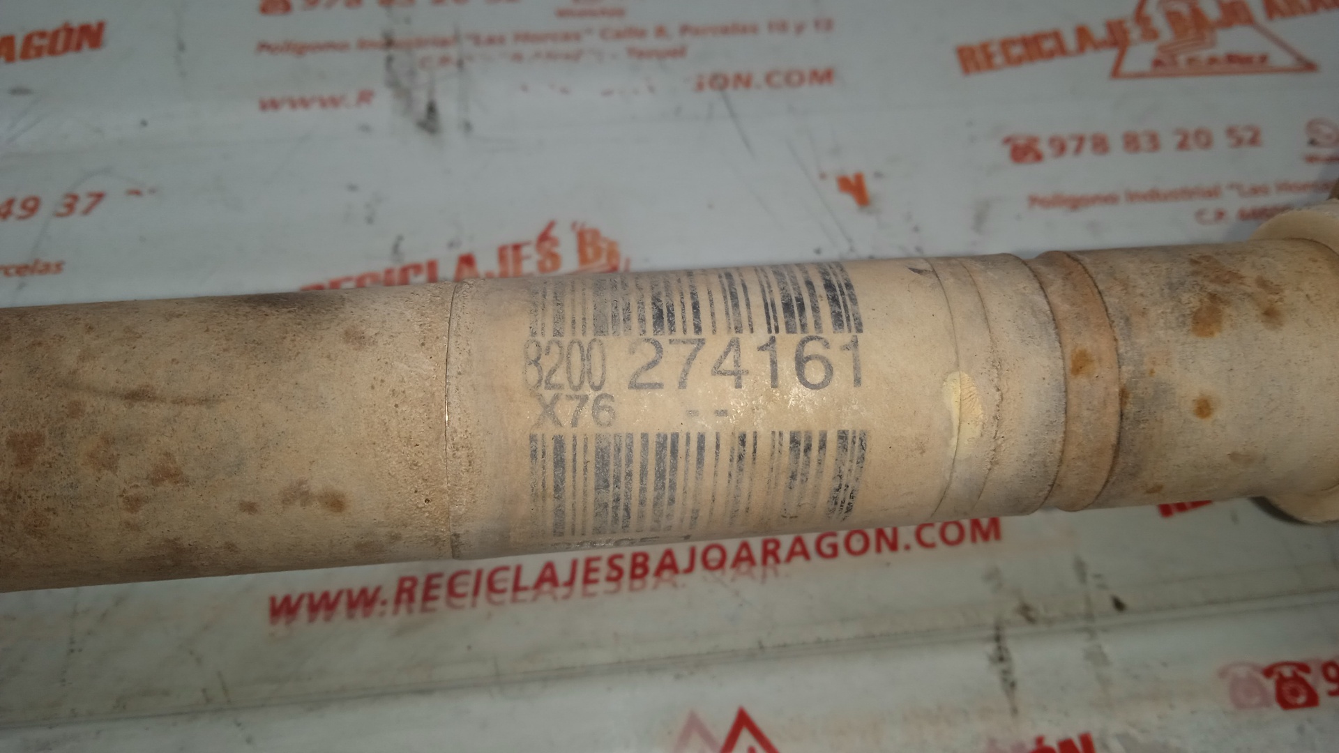 TRANSMISION DELANTERA DERECHA RENAULT KANGOO K9K A7