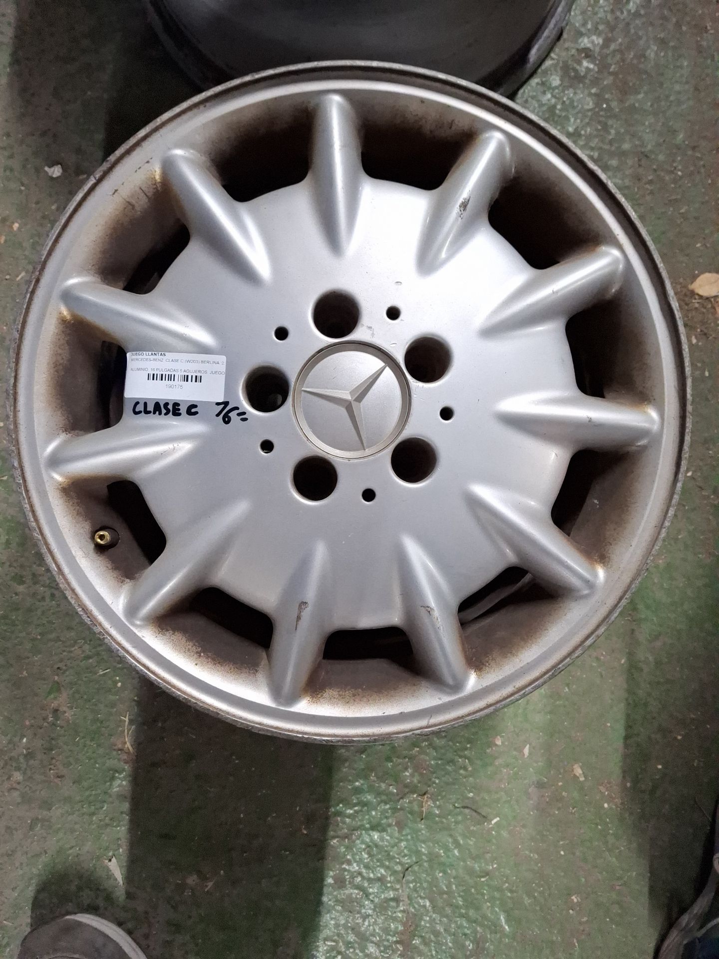 JUEGO LLANTAS MERCEDES-BENZ CLASE C 