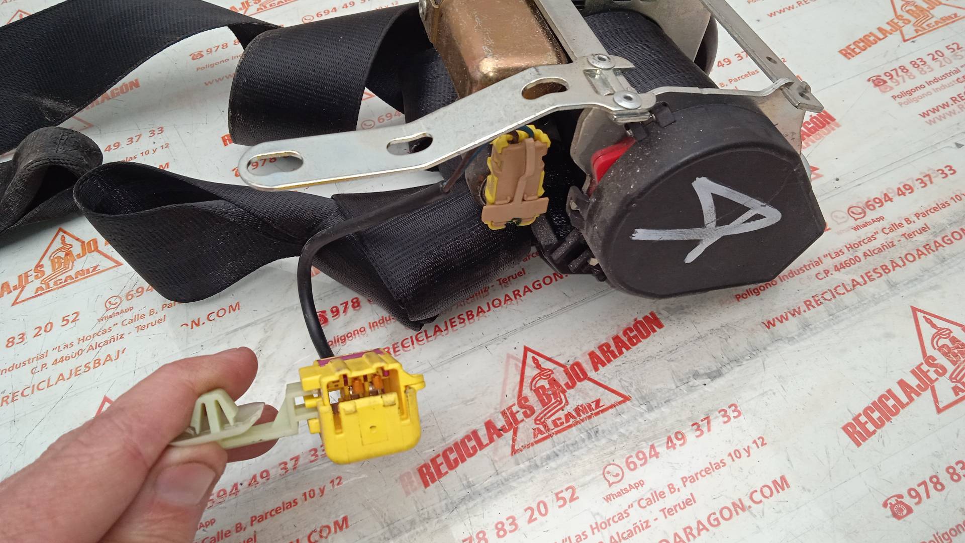 CINTURON SEGURIDAD DEL. DCHO. VOLKSWAGEN POLO BKY