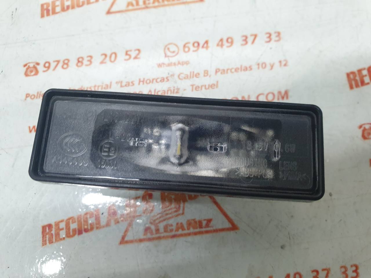 PILOTO MATRICULA RENAULT TALISMAN 