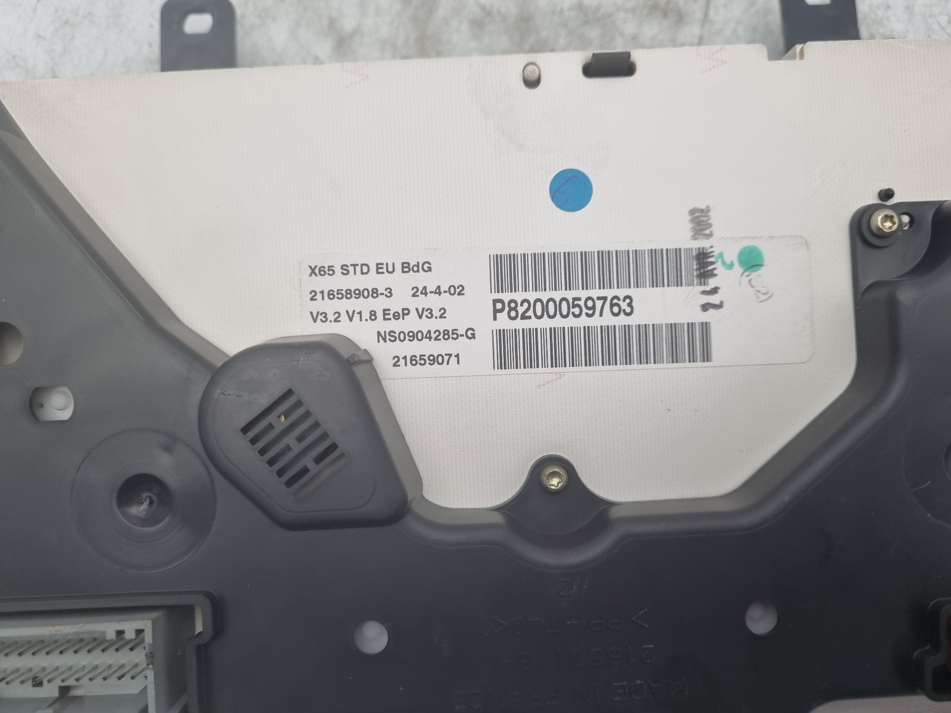 CUADRO INSTRUMENTOS RENAULT CLIO D4F B7