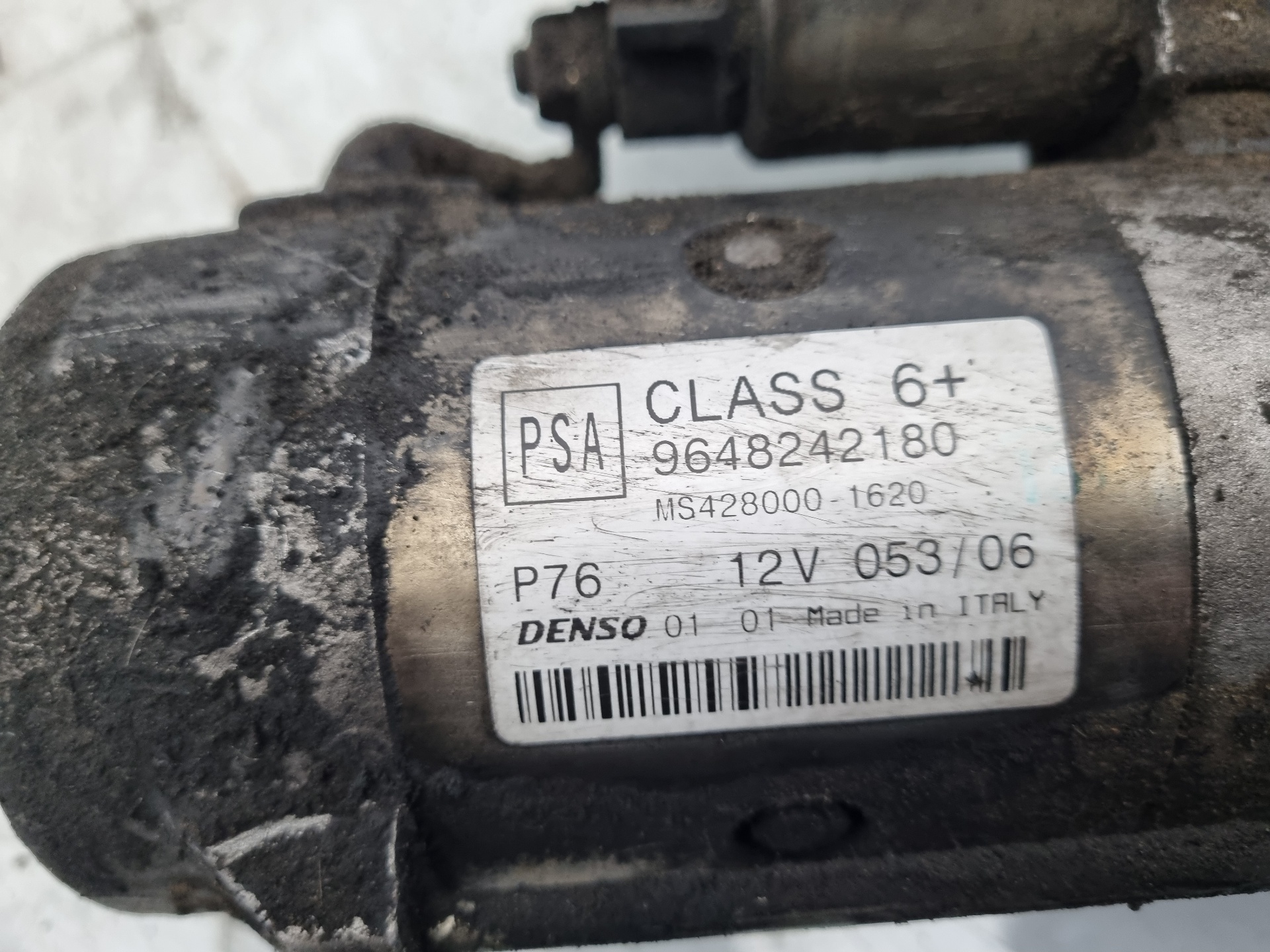 MOTOR ARRANQUE CITROEN C5 BERLINA RHR