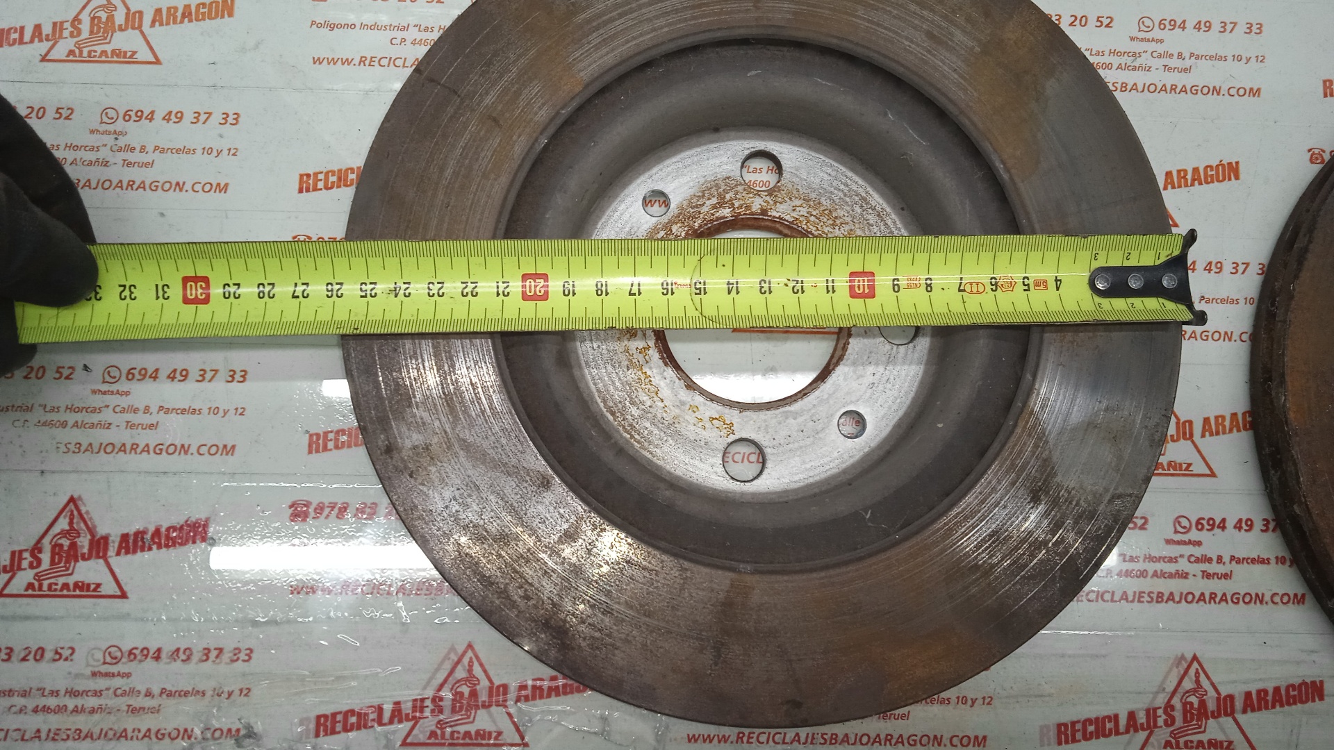 DISCO FRENO DELANTERO DACIA SANDERO K9K892