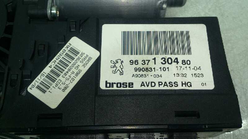 ELEVALUNAS DELANTERO DERECHO PEUGEOT 307 RHRDW10BTED4