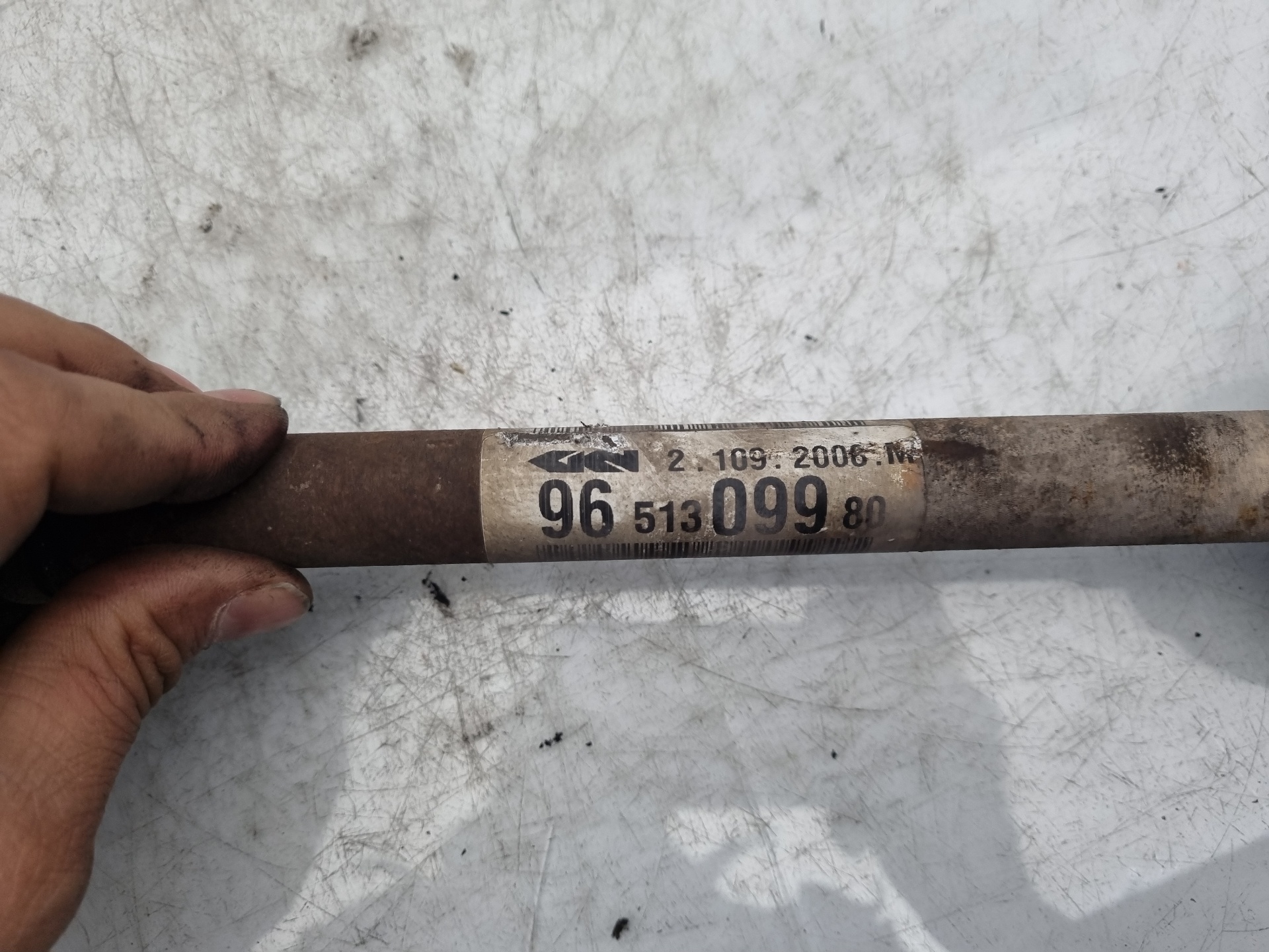 TRANSMISION DELANTERA IZQUIERDA PEUGEOT 207/207+ 5FW