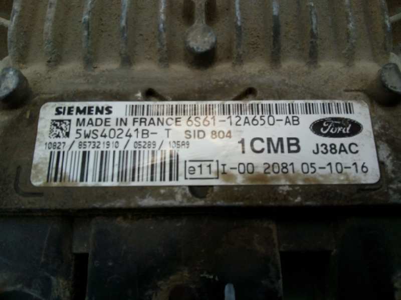 CENTRALITA MOTOR UCE FORD FIESTA F6JB