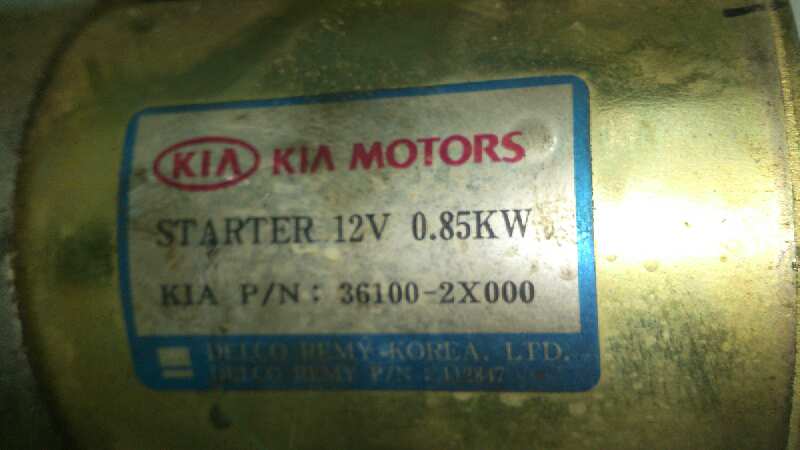 MOTOR ARRANQUE KIA SHUMA S6D