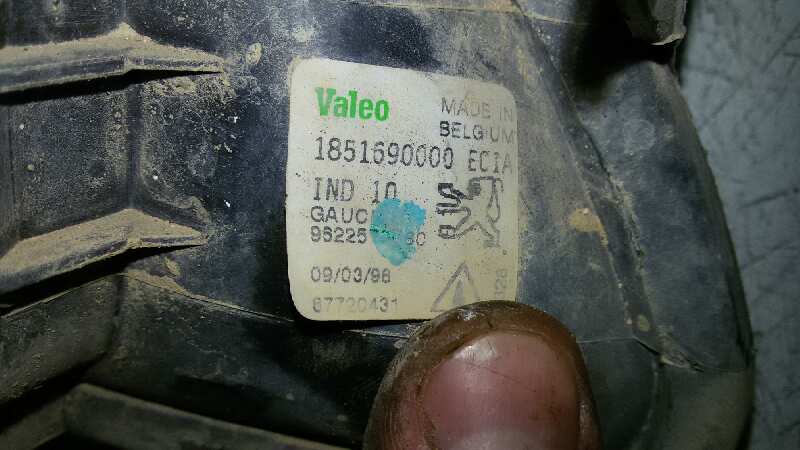 FARO ANTINIEBLA IZQUIERDO PEUGEOT 106 HDZ