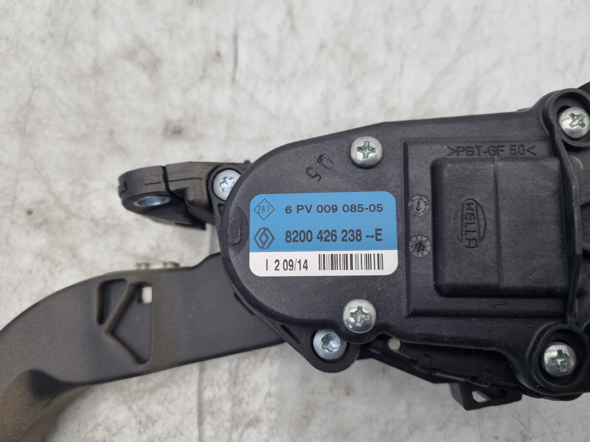 POTENCIOMETRO PEDAL RENAULT TWINGO D4FE7