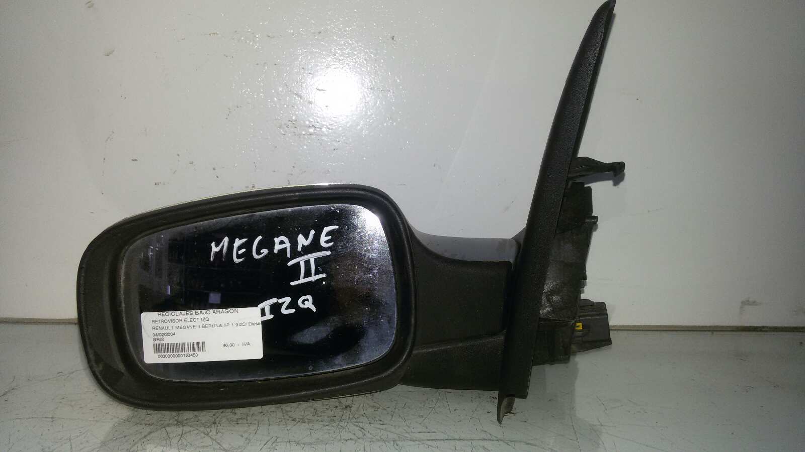 RETROVISOR IZQUIERDO RENAULT MEGANE F9Q-B8