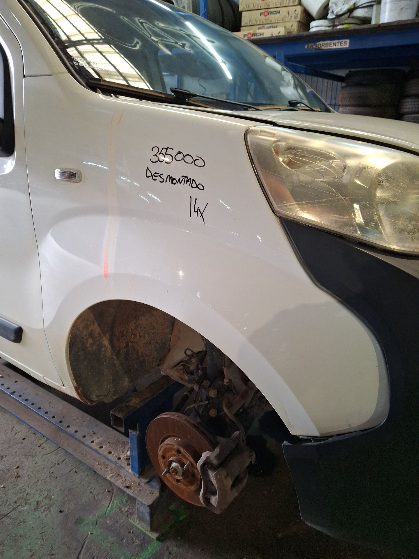 ALETA DELANTERA DERECHA FIAT FIORINO 