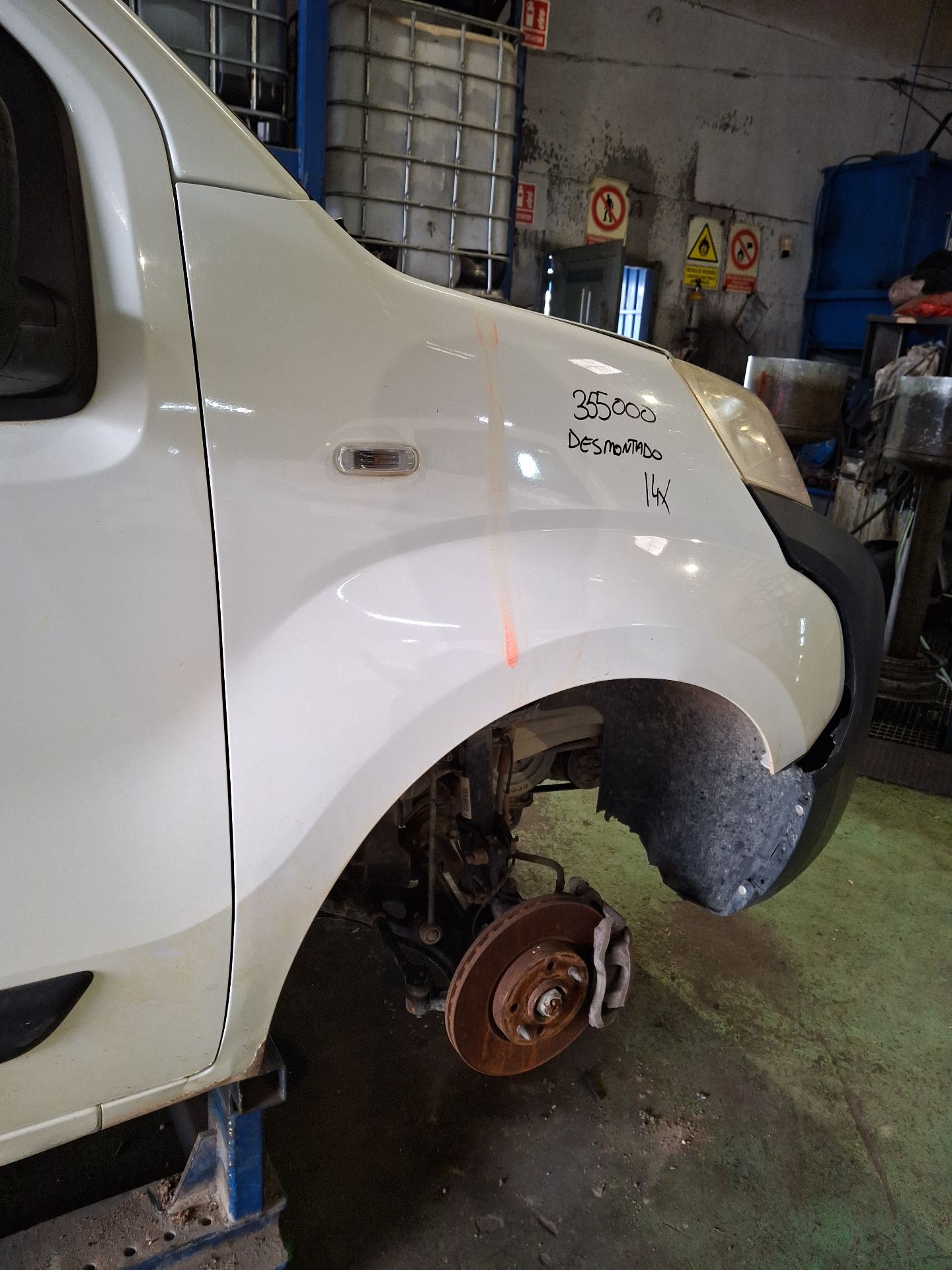 ALETA DELANTERA DERECHA FIAT FIORINO 