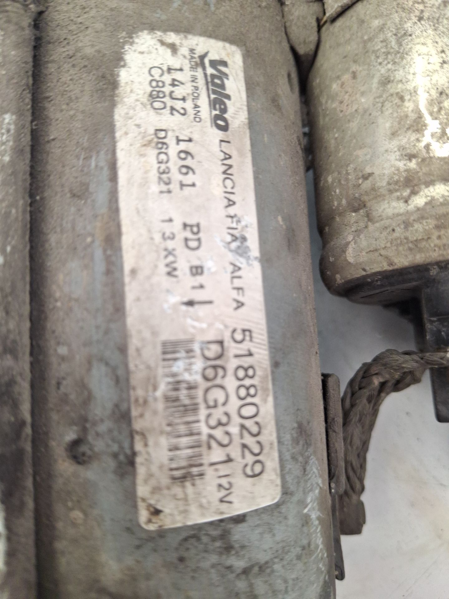 MOTOR ARRANQUE FIAT FIORINO 