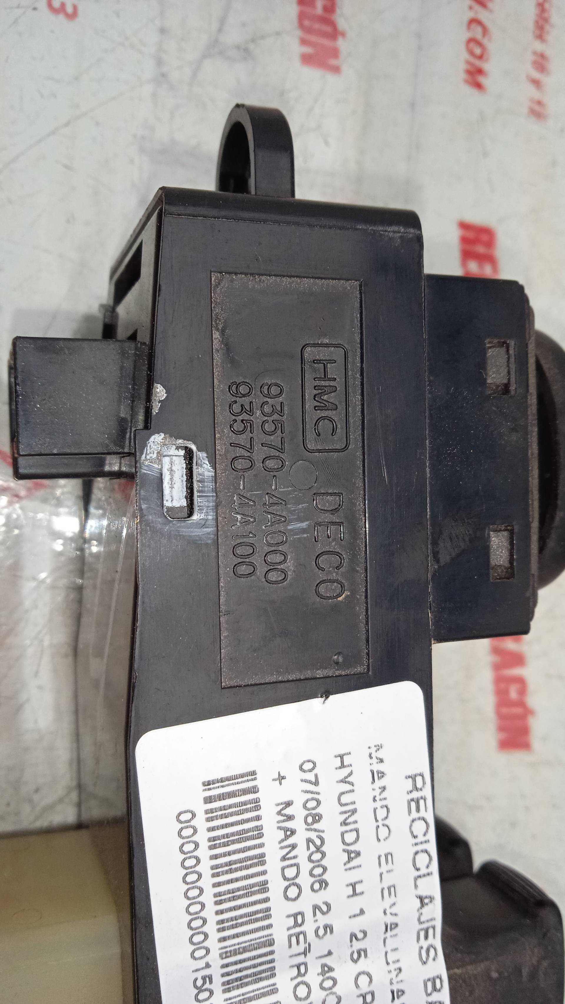 MANDO ELEVALUNAS DELANTERO IZQUIERDO HYUNDAI H-1 4CB