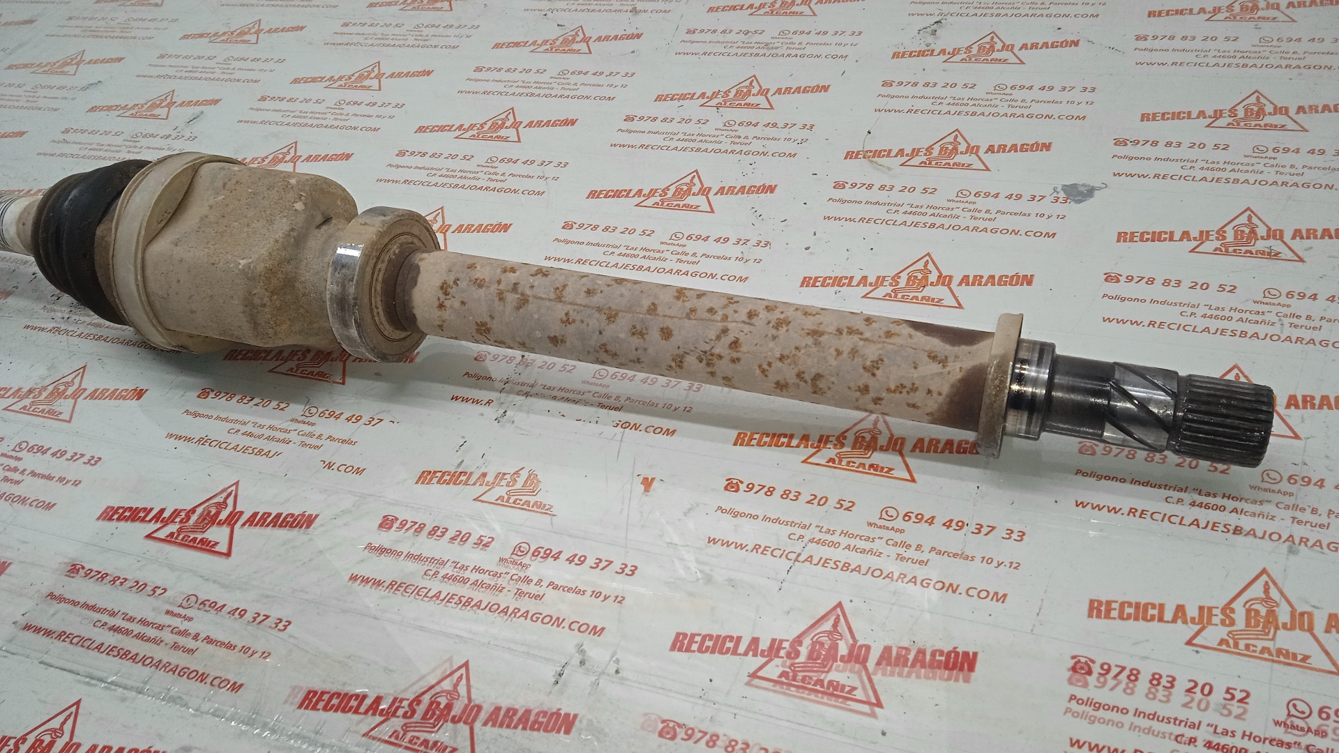 TRANSMISION DELANTERA DERECHA RENAULT CLIO K9K T7