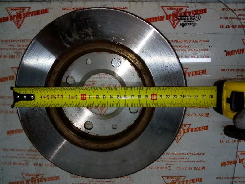 DISCO FRENO DELANTERO PEUGEOT 206 KFW