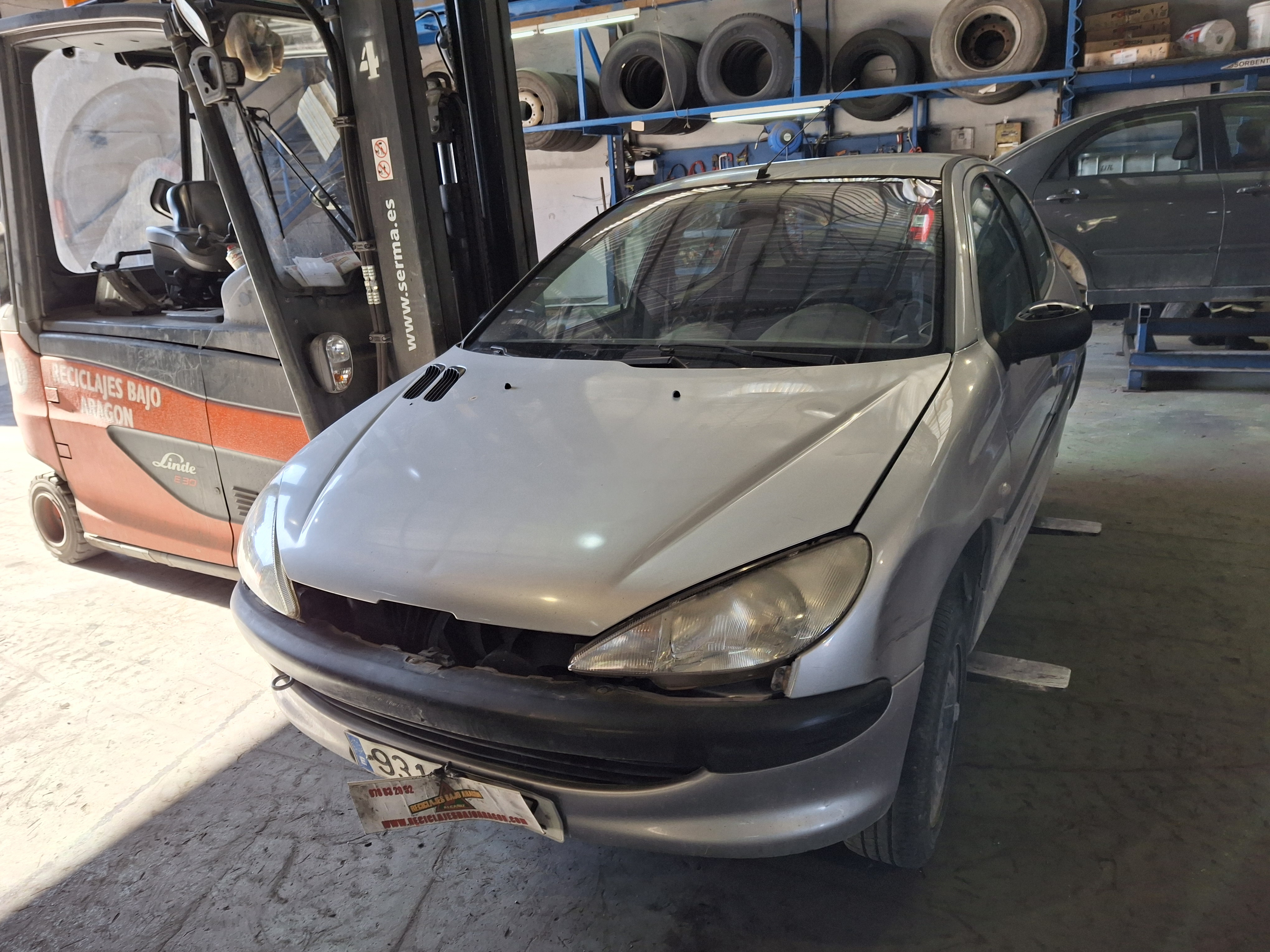 PILOTO MATRICULA PEUGEOT 206 