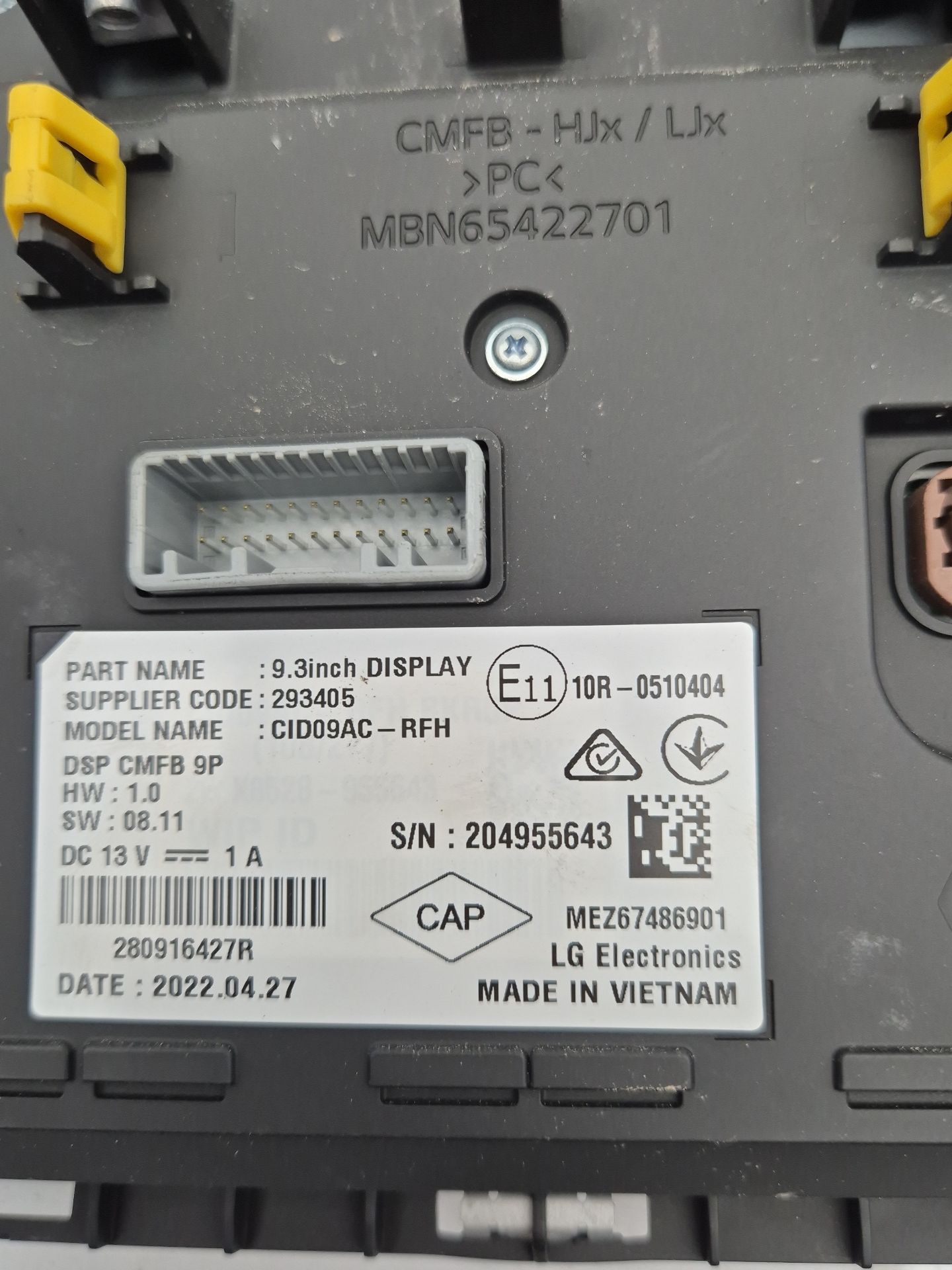 PANTALLA MULTIFUNCION RENAULT ARKANA 