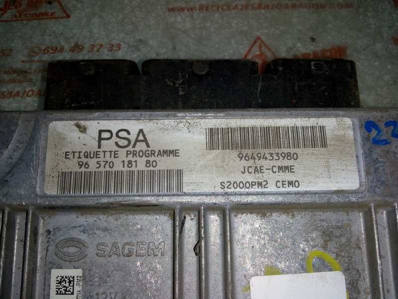 CENTRALITA MOTOR UCE PEUGEOT PARTNER WJY