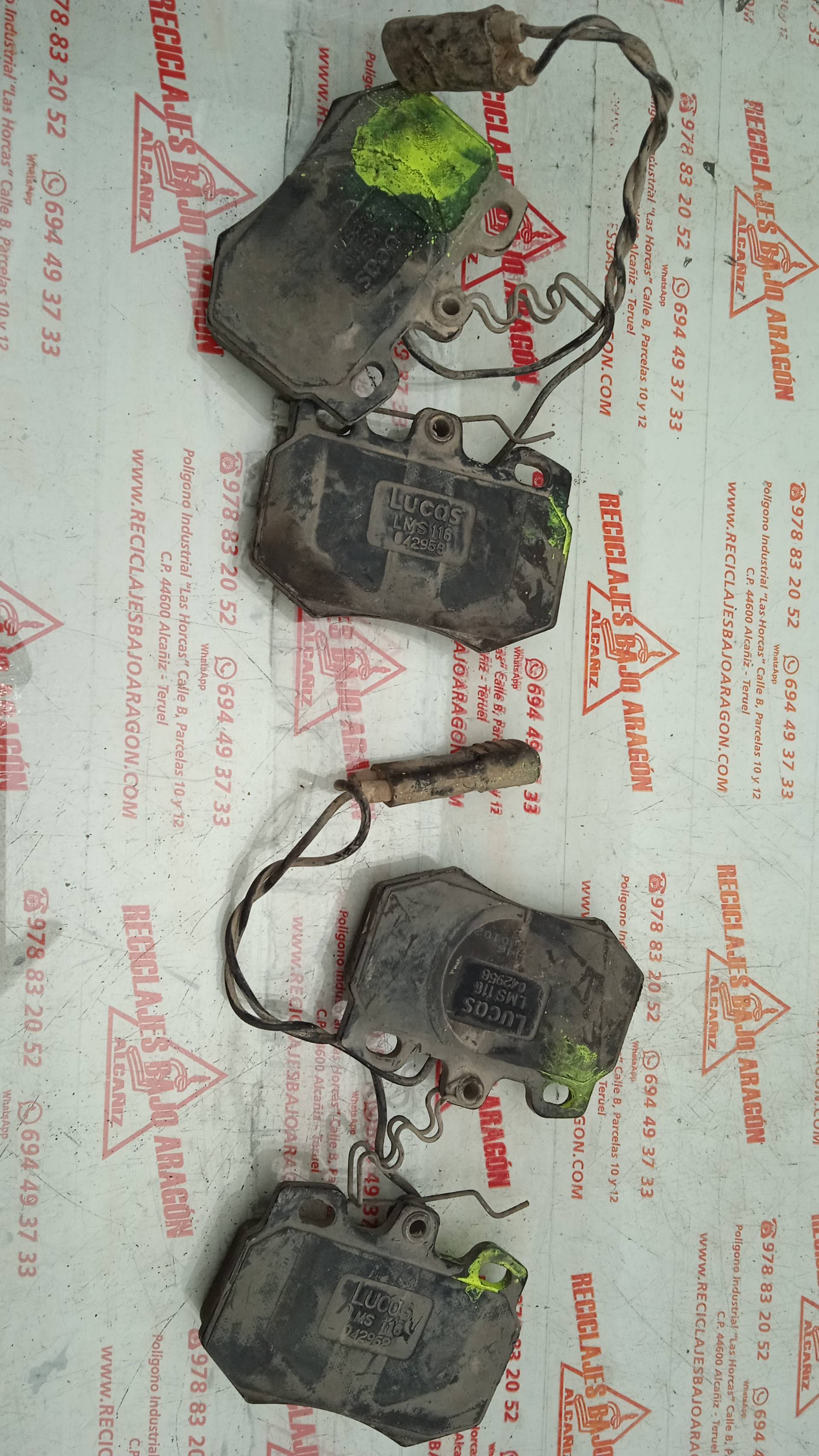 PASTILLAS DE FRENO CITROEN C15 161A (XUD7)