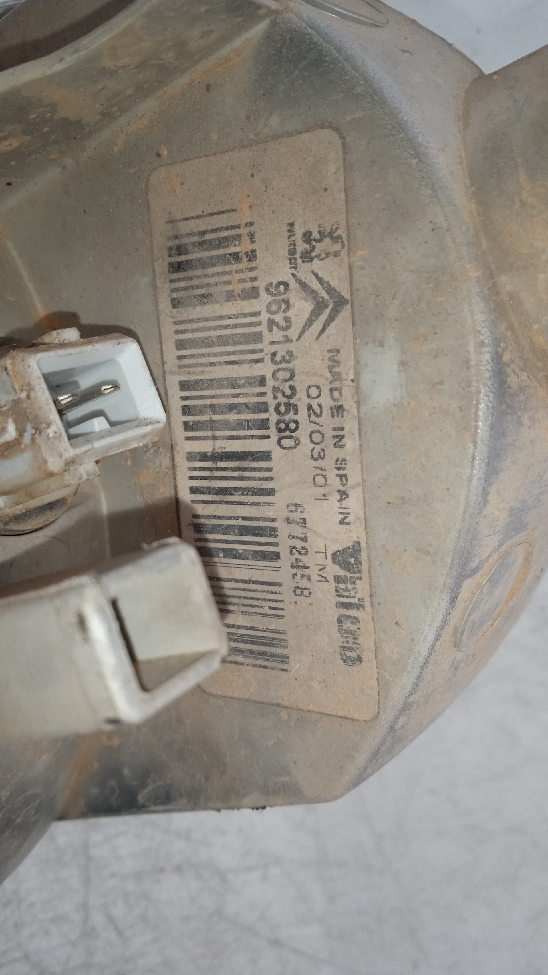 PILOTO DELANTERO DERECHO PEUGEOT PARTNER RHY