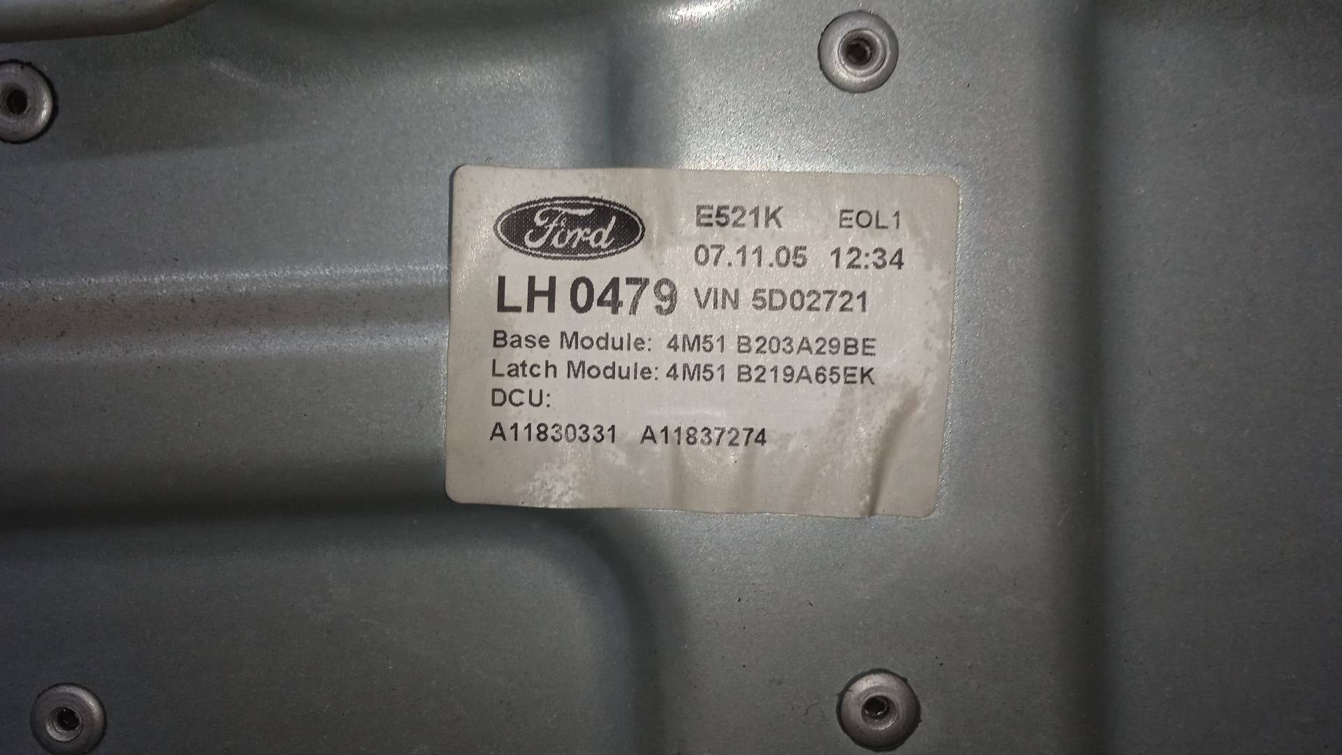 ELEVALUNAS DELANTERO IZQUIERDO FORD FOCUS KKDA