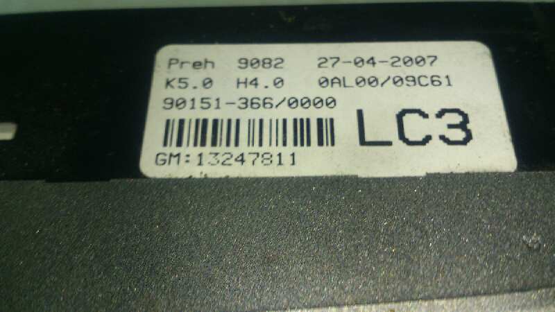 MANDO CLIMATIZADOR OPEL ASTRA Z17DTH