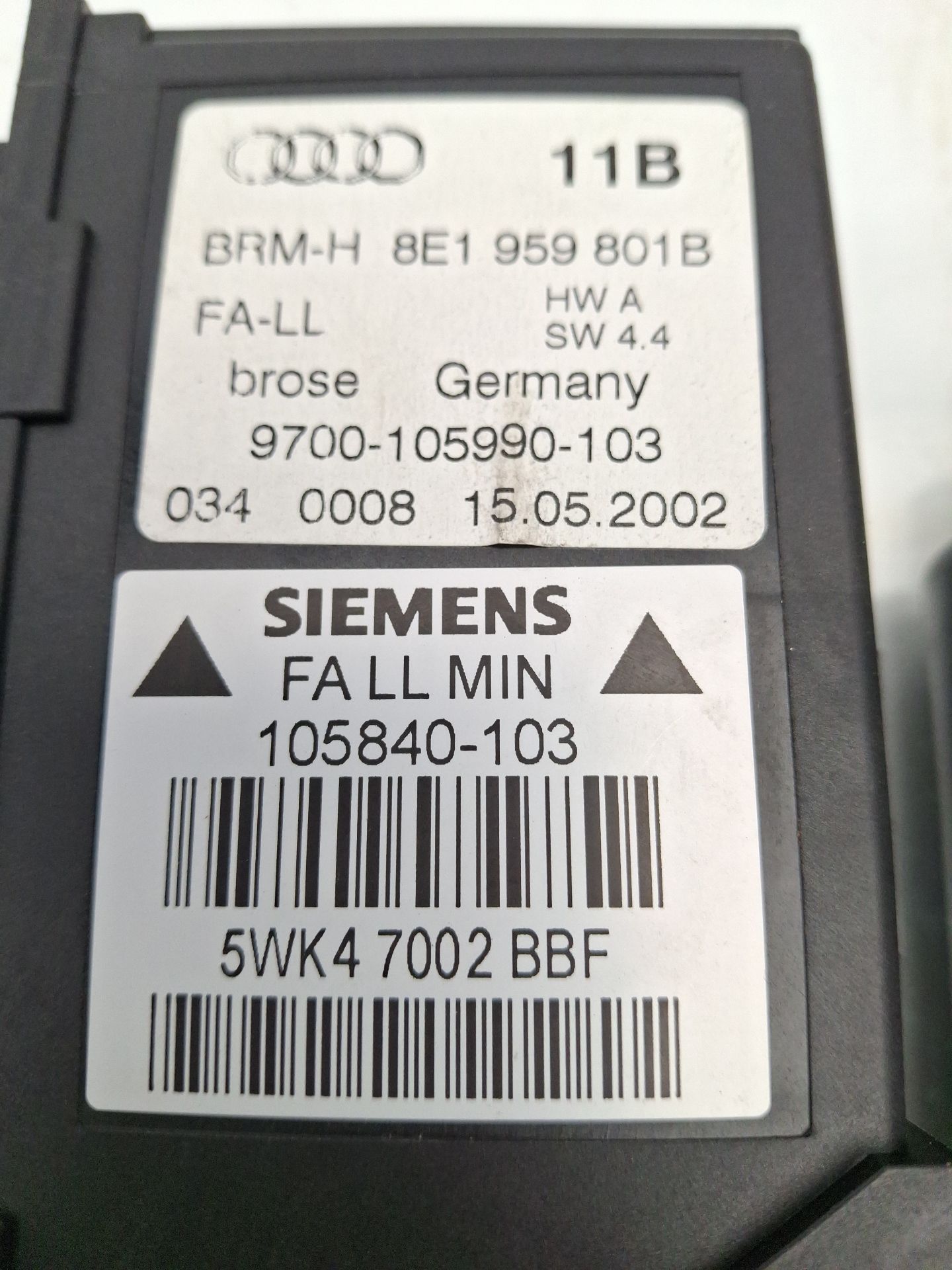  AUDI A4 BERLINA (8E) 2.5 V6 24V TDI CAT (AYM)