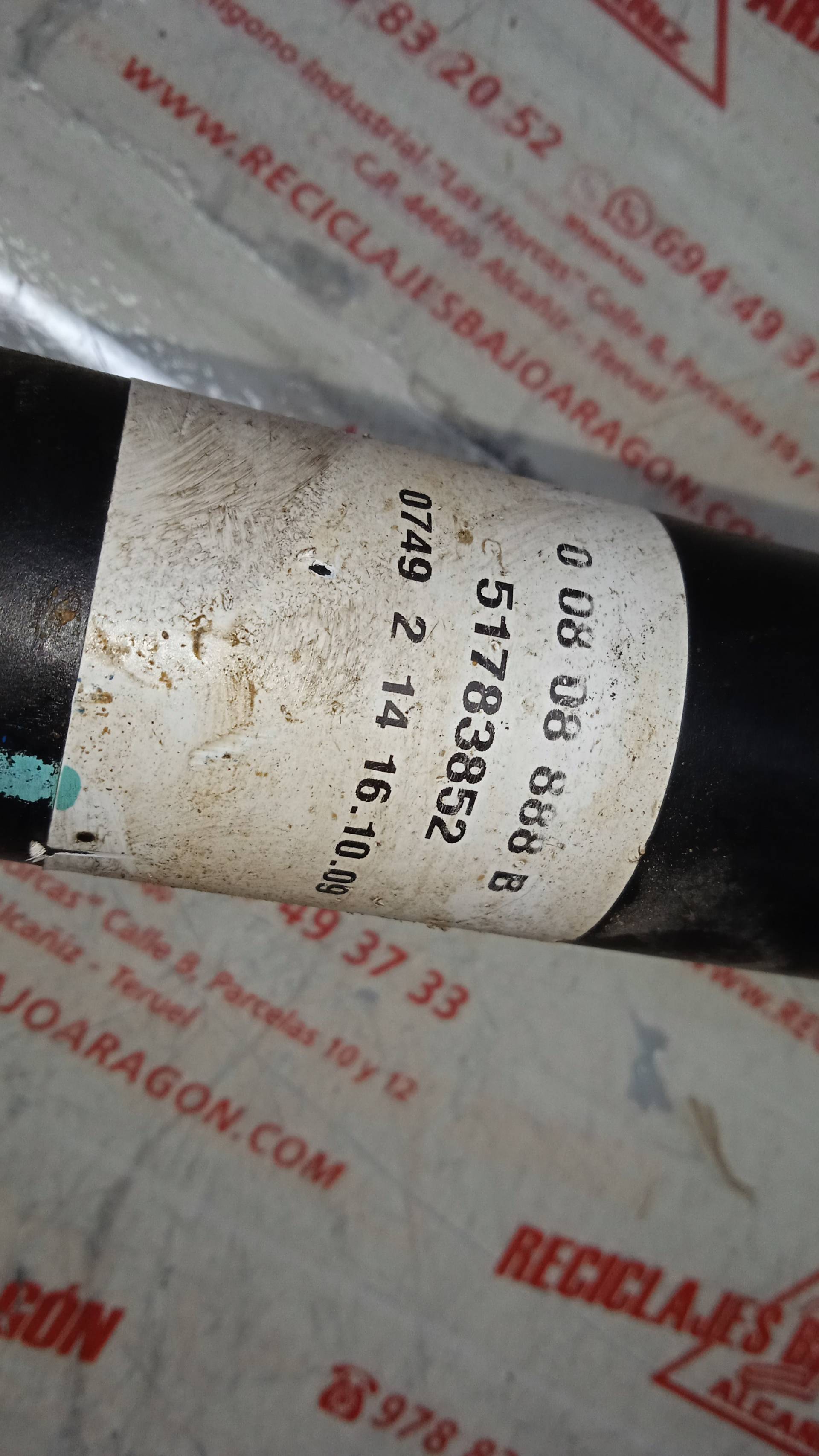 TRANSMISION DELANTERA DERECHA CITROEN NEMO 8HS