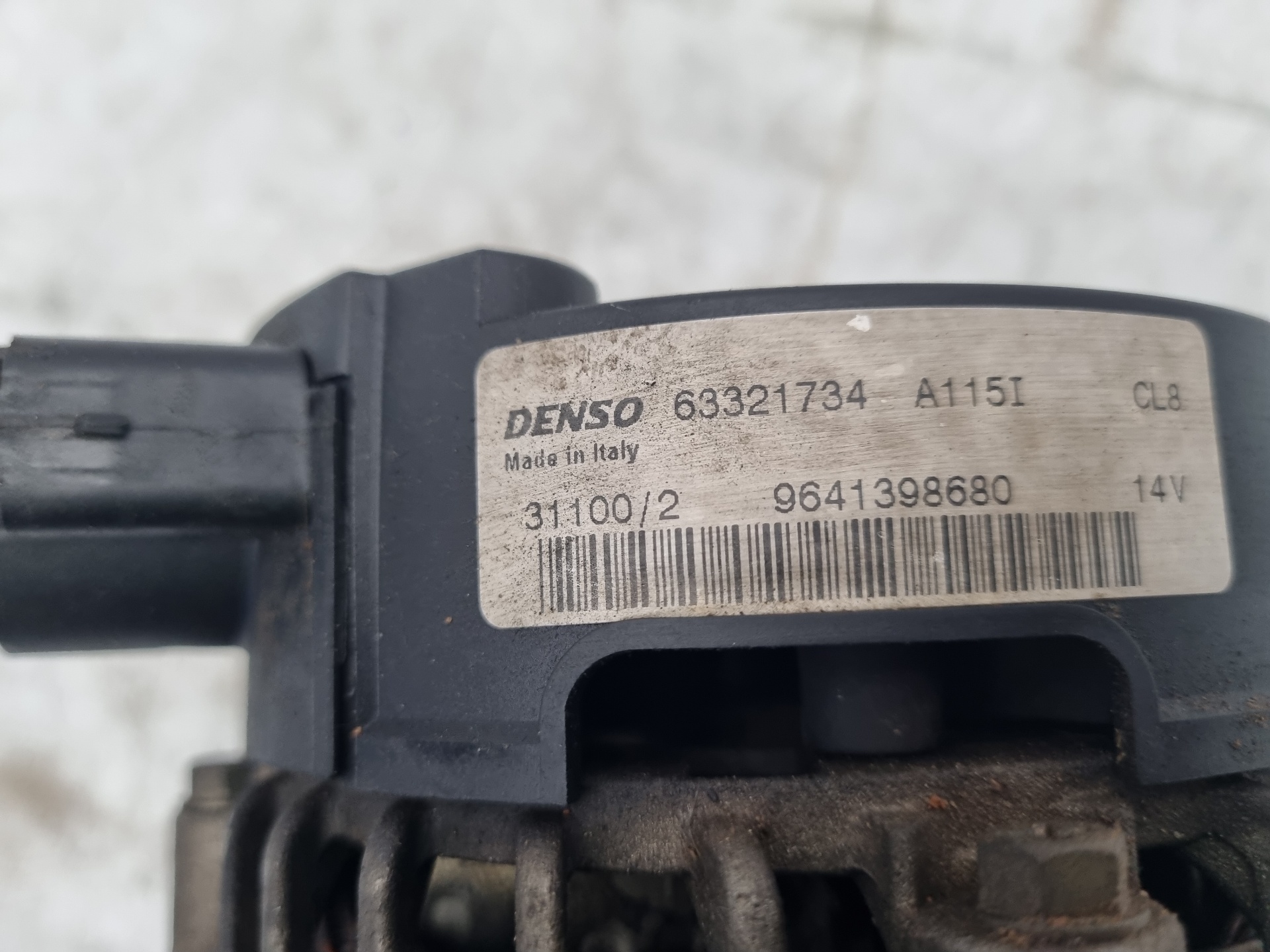 ALTERNADOR PEUGEOT 206 NFU
