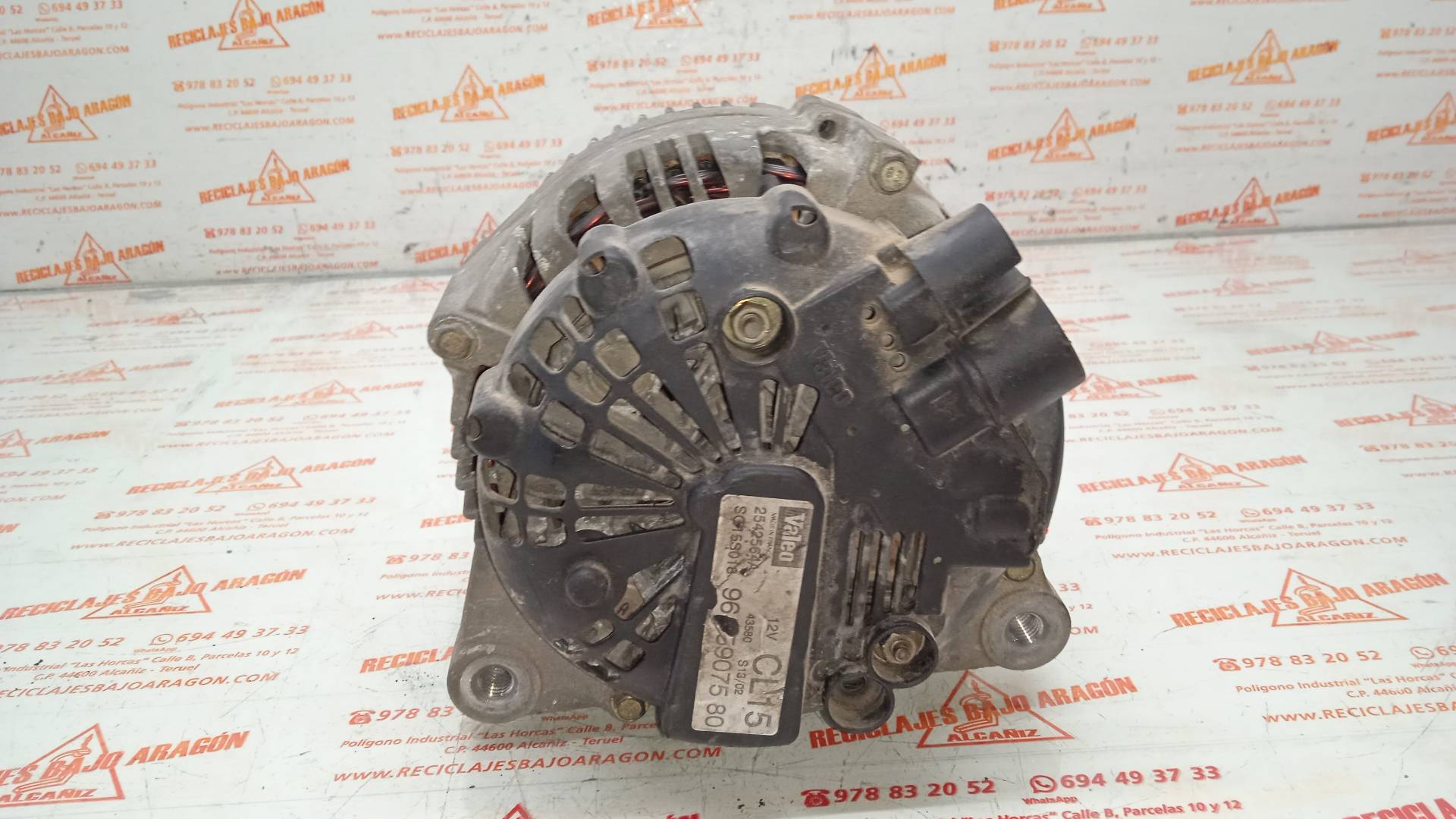 ALTERNADOR PEUGEOT 307 (S1) RHS