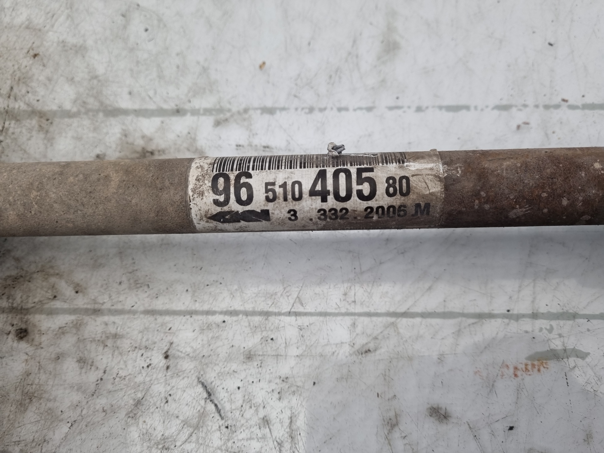 TRANSMISION DELANTERA IZQUIERDA PEUGEOT 207/207+ KFU