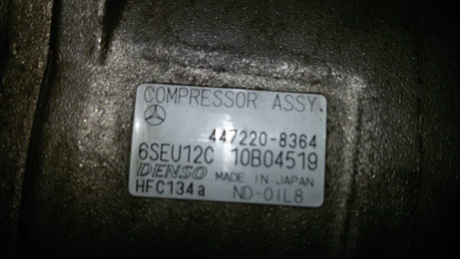 COMPRESOR AIRE ACONDICIONADO MERCEDES-BENZ CLASE A M166940