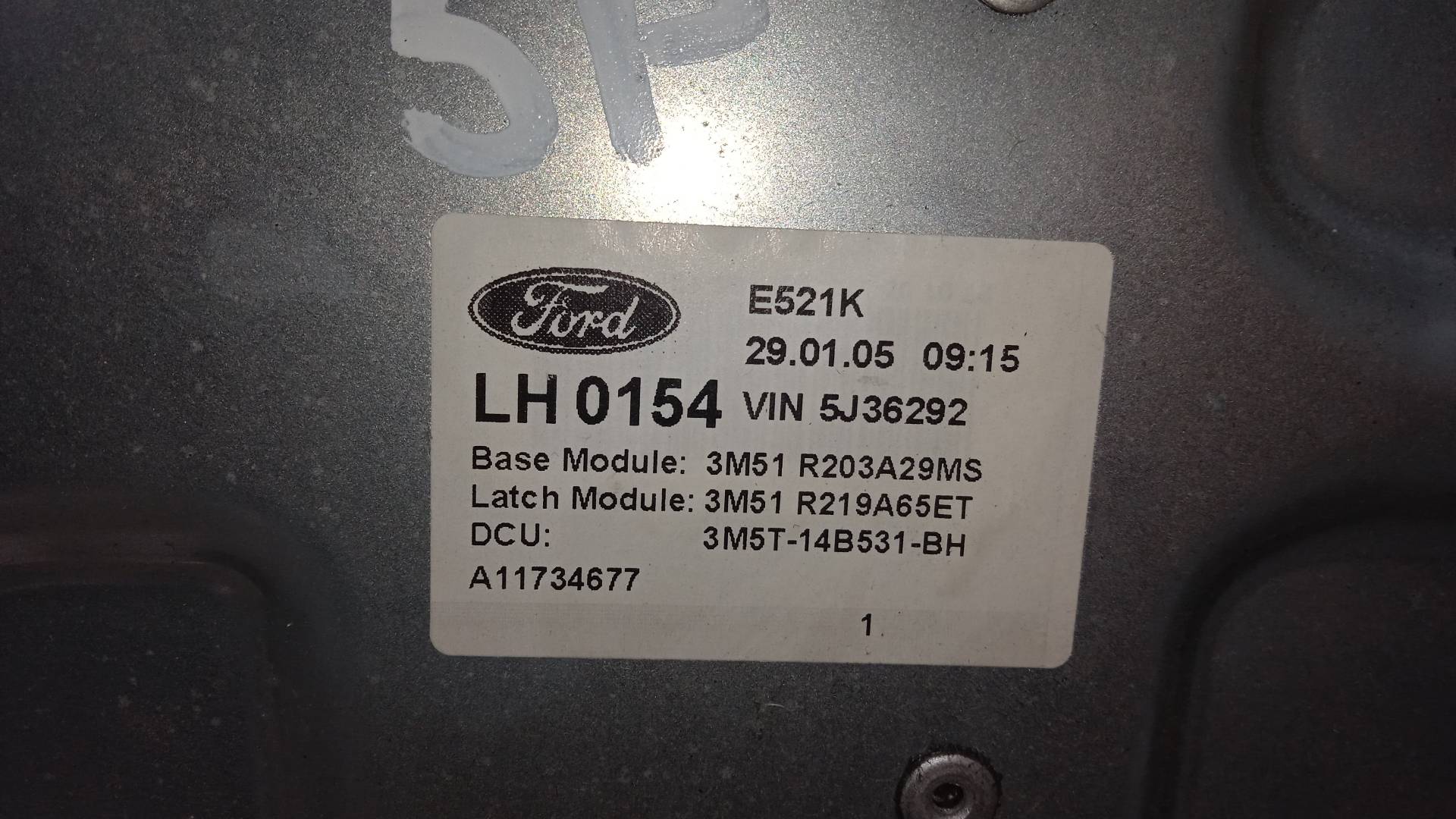 ELEVALUNAS DELANTERO IZQUIERDO FORD FOCUS 