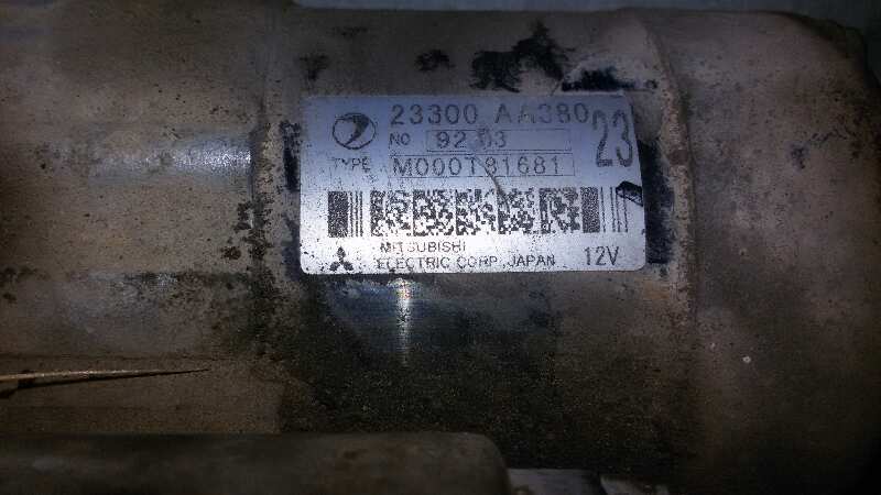 MOTOR ARRANQUE SUBARU FORESTER EJ20