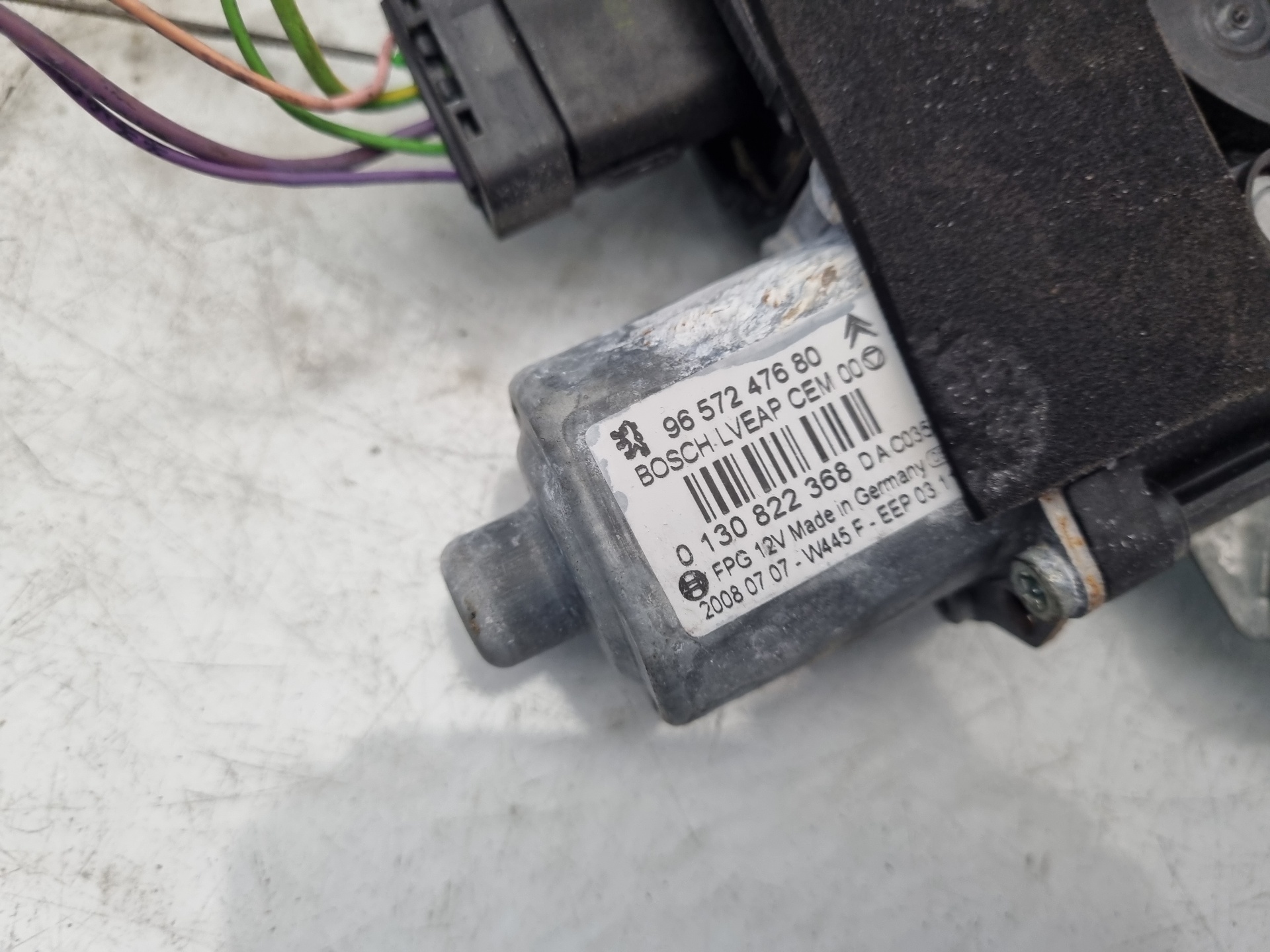 ELEVALUNAS DELANTERO IZQUIERDO PEUGEOT 308 9HZ