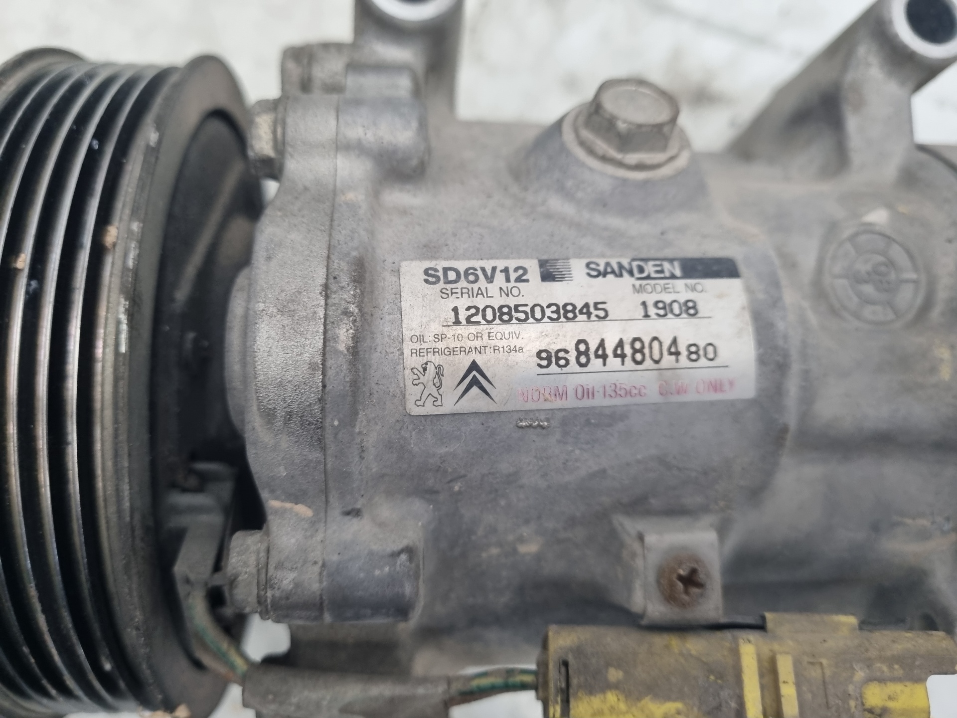 COMPRESOR AIRE ACONDICIONADO PEUGEOT 207/207+ KFU