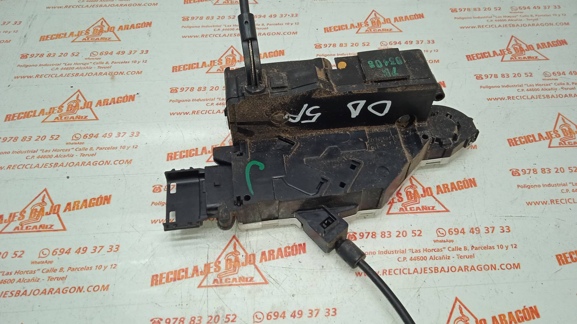 CERRADURA PUERTA DELANTERA DERECHA CITROEN C4 9HZ