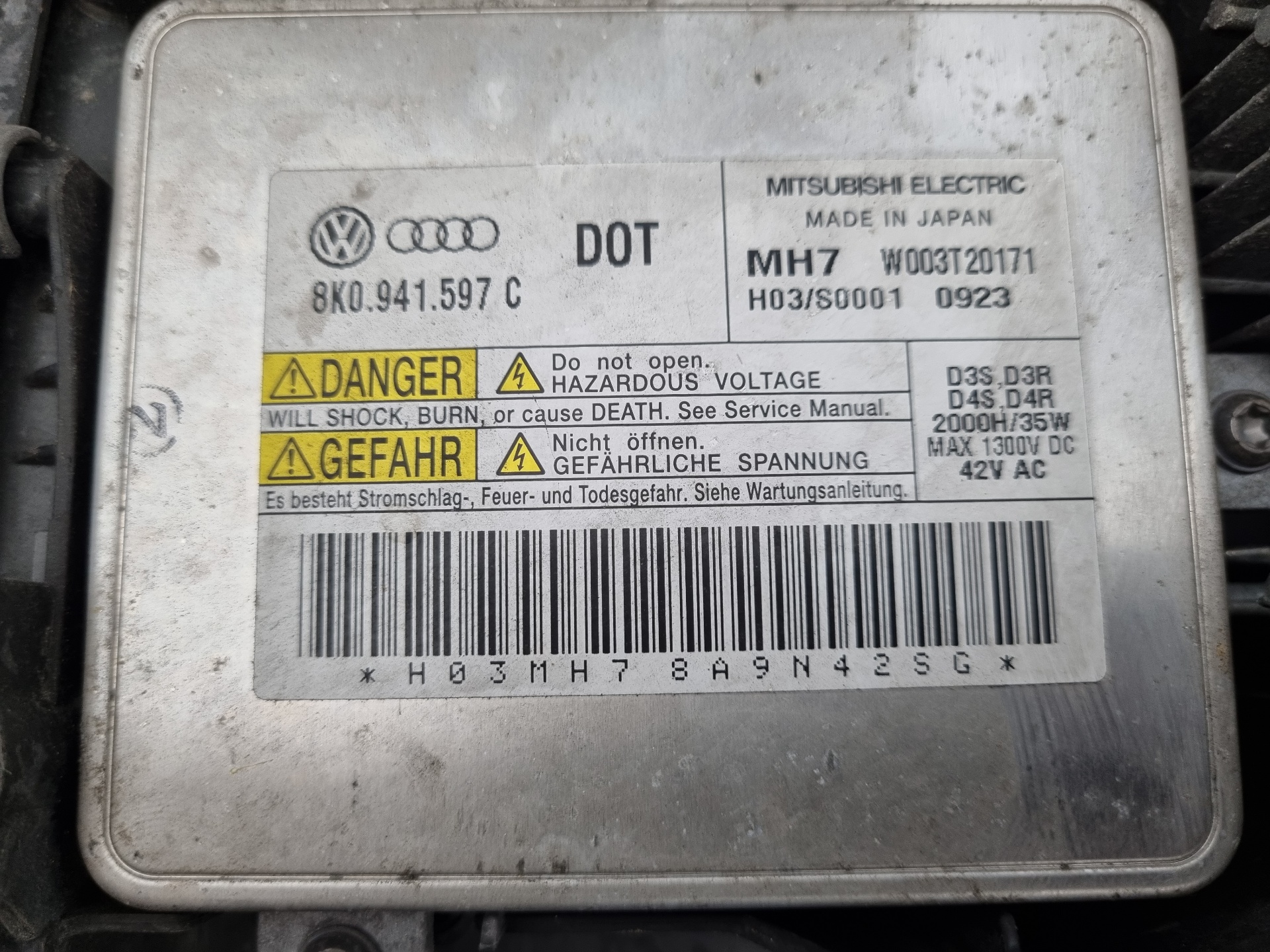FARO IZQUIERDO AUDI A1 CAYC